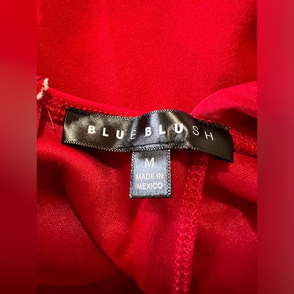 Blue Blush Red Cutout Back Bodycon Dress - Size M - NWOT - Picture 6 of 7